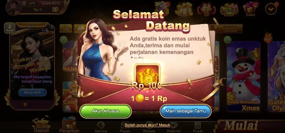 Tampilan UANG